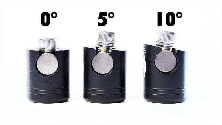 Stabilizer Quick Detach in 0°, 5° and 10° Stabilizer Quick Detach in 0°, 5° and 10°